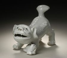 Okimono in the Form of a Chinese Lion and Young, 19th century. Creator: Unknown
