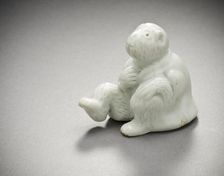 Okimono in the Form of a Costumed Monkey, 19th century. Creator: Unknown