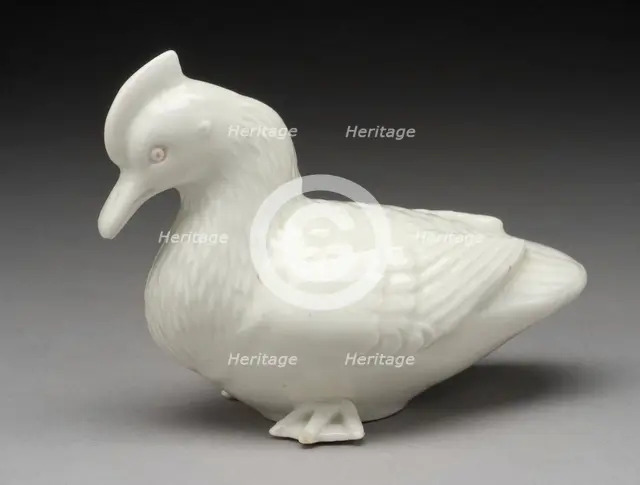 Okimono in the Form of a Crested Duck, 19th century. Creator: Unknown.
