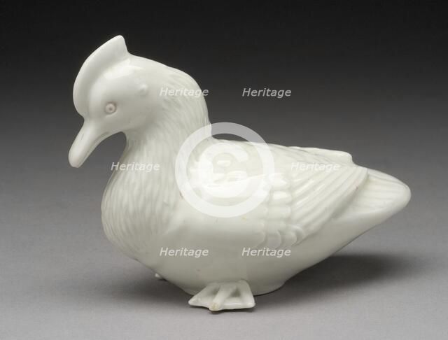 Okimono in the Form of a Crested Duck, 19th century. Creator: Unknown.