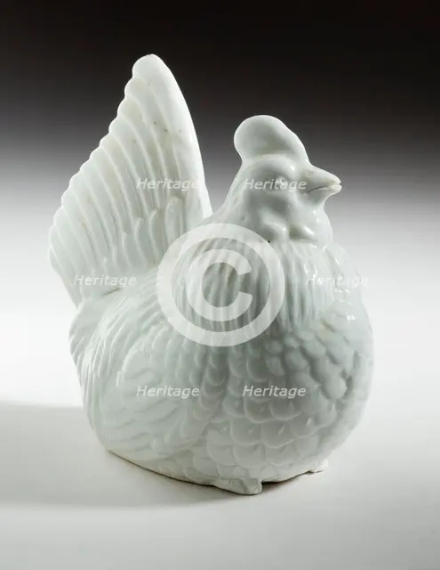 Okimono in the Form of a Small Cockerel, 19th century. Creator: Unknown.