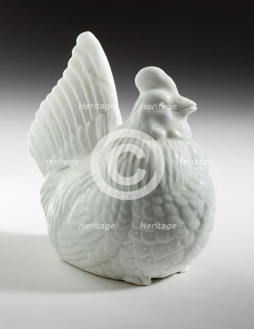 Okimono in the Form of a Small Cockerel, 19th century. Creator: Unknown.