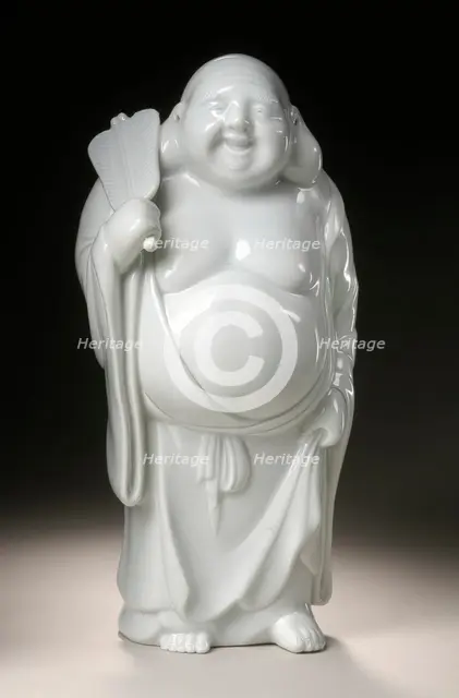 Okimono in the Form of Standing Hotei, 19th century. Creator: Unknown.