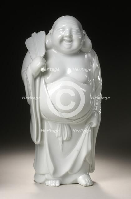 Okimono in the Form of Standing Hotei, 19th century. Creator: Unknown.