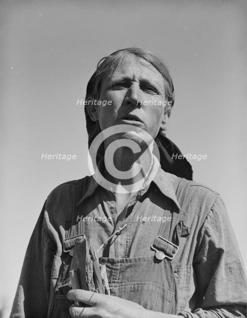 Oklahoma drought refugee, California, 1937. Creator: Dorothea Lange.