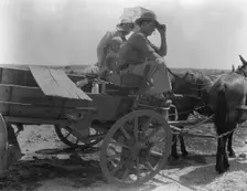 Oklahoma roadside encounter day laborers, 1936. Creator: Dorothea Lange