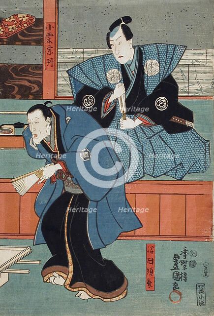 Okoma and Okuma, 19th century. Creator: Utagawa Kunisada.