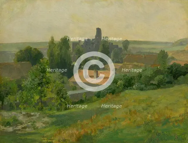 Okor Castle, 1893. Creator: Ludovit Cordak.