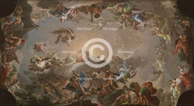 Olympus: The Fall of the Giants, 1764. Creator: Francisco Bayeu.