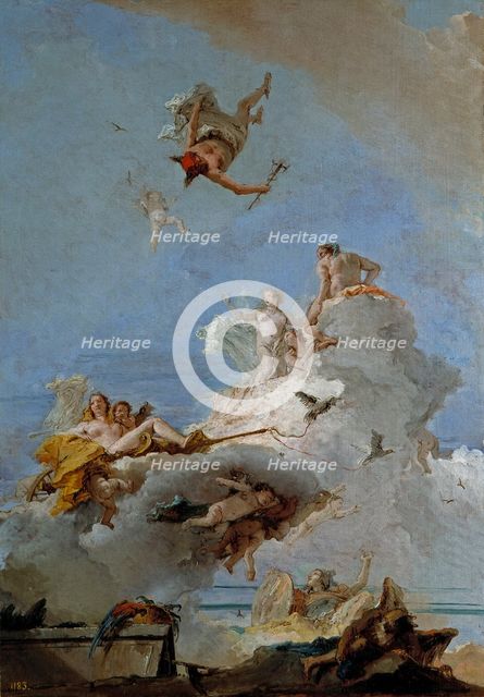 Olympus or The Triumph of Venus, between c1761 and c1764. Creator: Giovanni Battista Tiepolo.