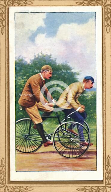 'Olympia Tandem Tricycle', 1939. Artist: Unknown.