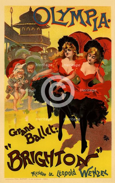 Olympia (Poster), c. 1900. Artist: Pal (Jean de Paléologue) (1855-1942)