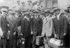 Olympic athletes arrive. Thos. H. Lilley, Andrew Sockalexis, 1912. Creator: Bain News Service