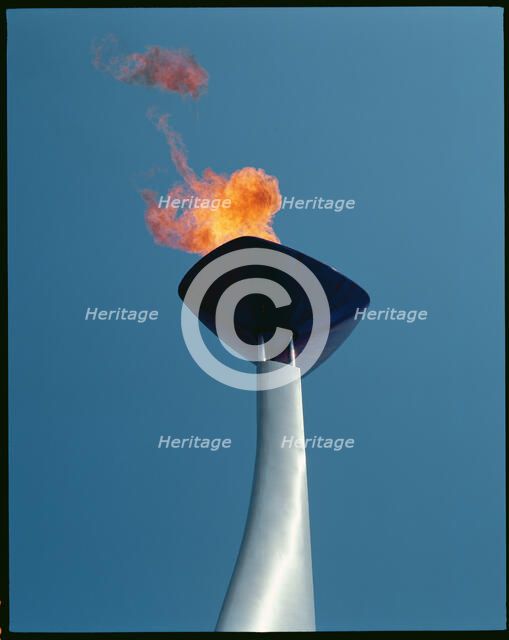 Olympic flame for the 1992 Olympics in Barcelona.