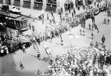 Olympic Parade, 1912. Creator: Bain News Service