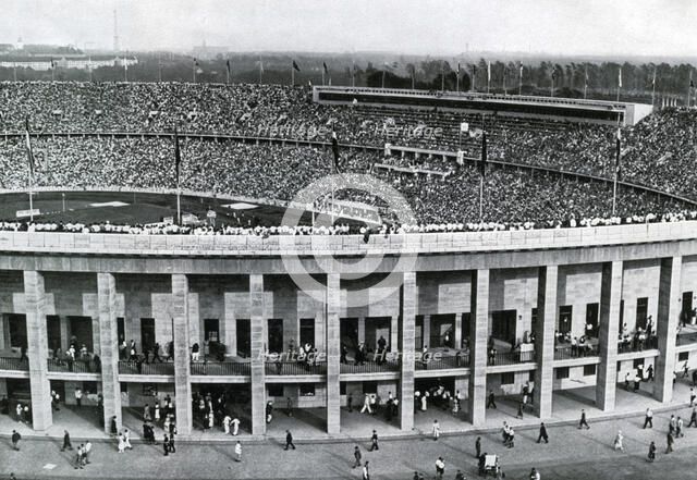 Olympic stadium, Berlin, 1936. Artist: Unknown
