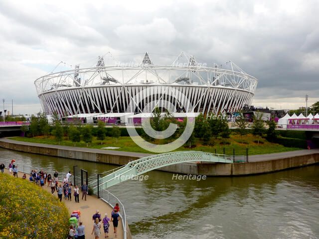 Olympic Stadium, Queen Elizabeth Olympic Park, Stratford, Newham, London, 2012. Creator: Simon Inglis.