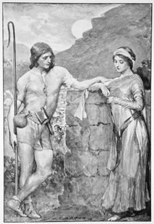 Olaf and Sigrid 1910. Creator: John Henry Frederick Bacon