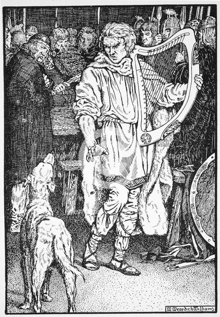Olaf Cuaran, 10th century (1913).  Creator: Morris Meredith Williams.