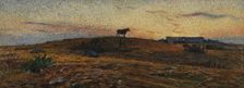 Öland Heath at Sunset, 1903. Creator: Nils Kreuger