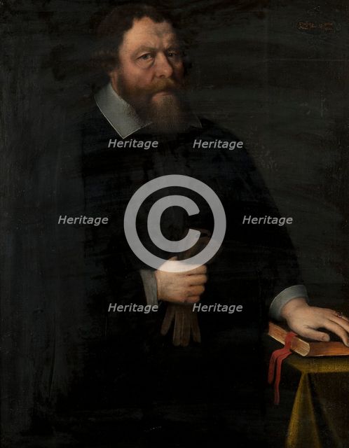 Olaus Christophori (Olof Kristoffersson) Aurivillius (1603-1668), parish priest..., 1661. Creator: Johan I Aureller.