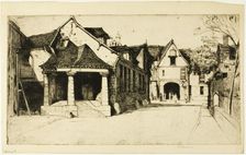 Old Museum, Beauvais, 1917. Creator: David Young Cameron