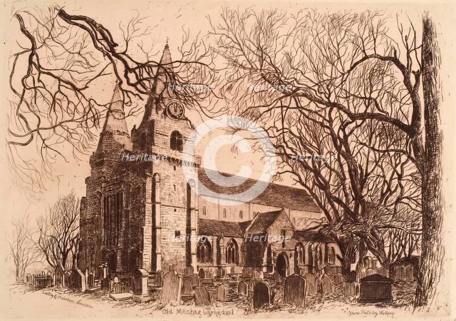 Old Machar Cathedral, c1900s. Creator: Unknown.