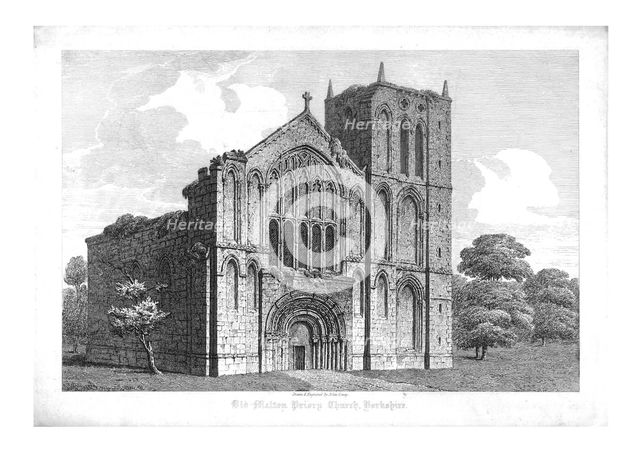 'Old Malton Priory Church, Yorkshire', early 19th century. Creator: John Coney.