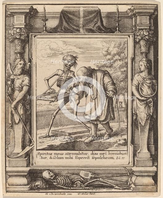 Old Man, 1651. Creator: Wenceslaus Hollar.