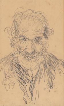 Old man, 1923. Creator: Arnold Peter Weisz-Kubincan