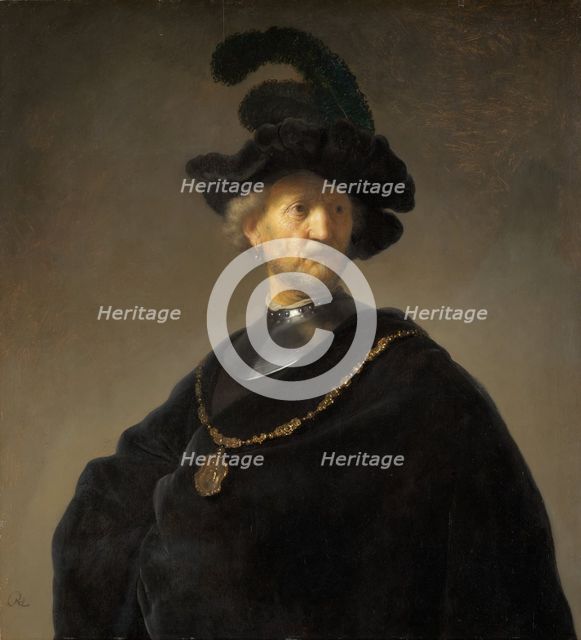 Old Man with a Gold Chain, 1631. Creator: Rembrandt Harmensz van Rijn.