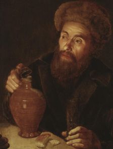 Old Man with a Jug, c17th century. Creator: Willem Willemsz. van der Vliet