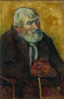 Old man with stick, 1888. Creator: Paul Gauguin