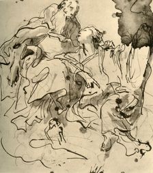 Old Man and Young Woman 1761, (1928). Artist: Giovanni Battista Tiepolo