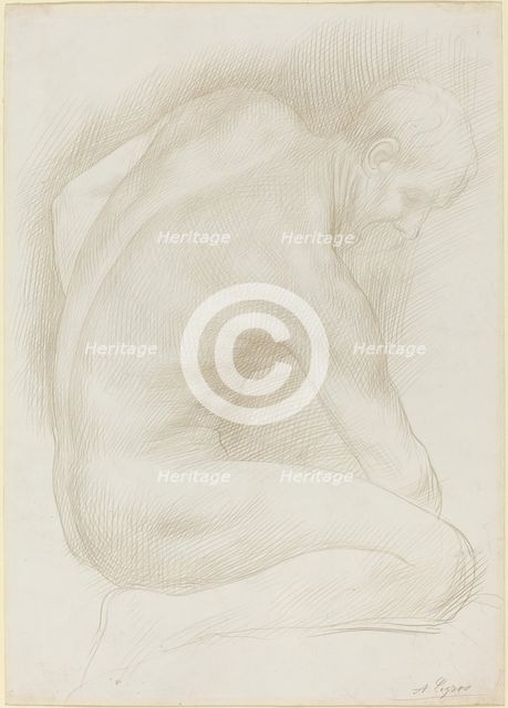 Old Man. Creator: Alphonse Legros.