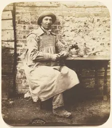 Old Man in Smock, about 1855-1865. Creator: John Whistler