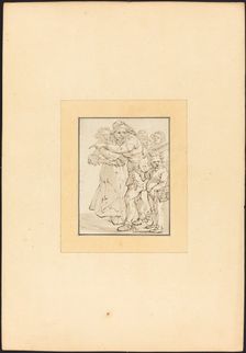 Old Man Pointing to the Left, 1780. Creator: Maria Catharina Prestel