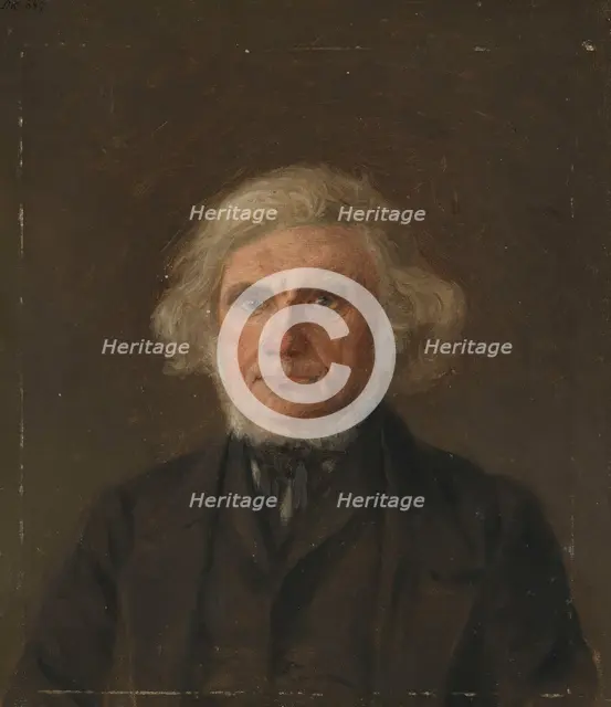 Old Man, Portrait Study, c1834-1876. Creator: Adolph Tidemand.