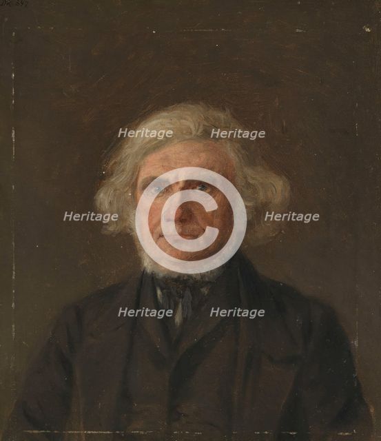 Old Man, Portrait Study, c1834-1876. Creator: Adolph Tidemand.