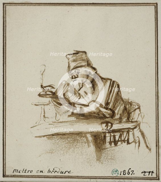 Old man reading, c1630s. Creator: Rembrandt Harmensz van Rijn.