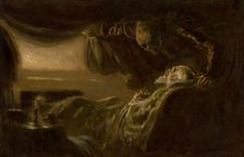 Old Man's Death. Death of the Painter's Father, 1890-1900. Creator: Ladislav Mednyanszky