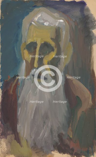 Old man's head, 1940/1944. Creator: Ján Novák.