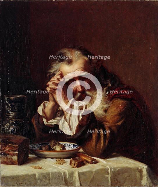 Old Man’s Head, 1872. Artist: Gun (Hun), Karl Fyodorovich (1830-1877)