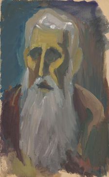 Old man's head, 1940/1944. Creator: Ján Novák
