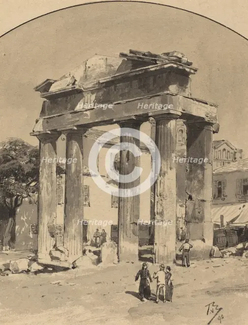 Old Market Gate, 1890. Creator: Themistocles von Eckenbrecher.