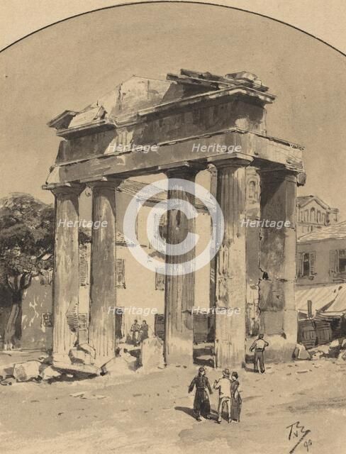 Old Market Gate, 1890. Creator: Themistocles von Eckenbrecher.