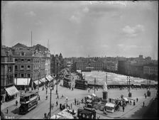 Old Market Square, City of Nottingham, 1910-1928. Creator: Campbell's Press Studios Limited