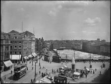 Old Market Square, City of Nottingham, 1910-1928. Creator: Campbell's Press Studios Limited