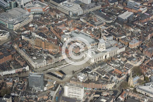 Old Market Square, City of Nottingham, 2021. Creator: Damian Grady.