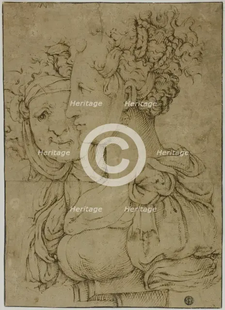 Old Matron and Young Woman, n.d. Creator: Bartolomeo Passarotti.